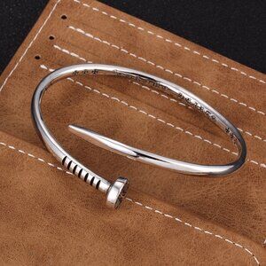 Chrome Hearts Nail Sterling Silver 925 Bracelet
